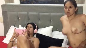 my stepsister masturbates in front of me