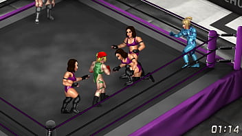 Fire Pro Wrestling World 18  Ryona Cammy and Samus