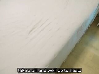 Step Mommy Shares Couch with Step Son - Accidental Viagra Pill Taboo Bang!