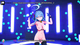 【MMD ブルーアーカイブ 4K/60fps】《Amau Ako (天雨アコ)》~《Pikkaan! (ピッカーン！)》