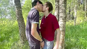 Blowjob In The Forest