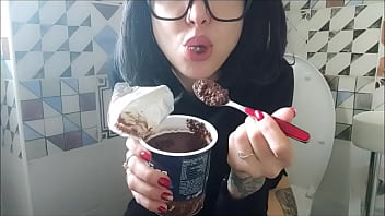 I eat my chocolate on the toilet