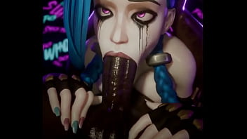 Jinx Deepthroat&rsquo_s A Nice Hard BBC Cock
