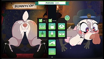 Bunny Cop On-Duty [Parody Hentai Game PornPlay] Ep.1 Spitroast fuck and bukkake in the gloryhole