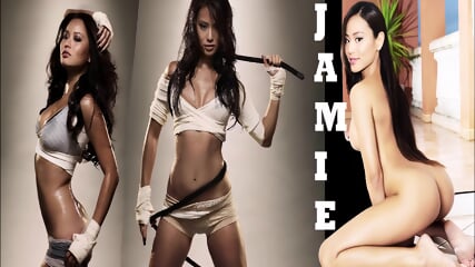 Dragonball Evolution BALLBUSTING Jamie Chung groin knee, Emmy Rossum