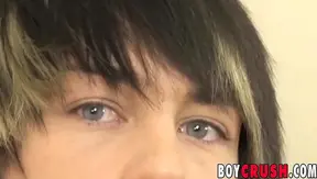 Cute Emo Boy Bailey Stuart Blasts Load While Jilling Hard – HotVibeX 18+