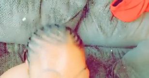 Teen Came Over Smoke and Chill but Cant Resist Daddy Big Cock Down Here Throat Fuck