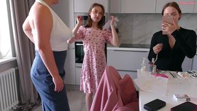 behind the scenes! real hardcore porn actresses are always horny and ready to fuck!