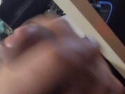 Horny Crossdresser Playing By Herself