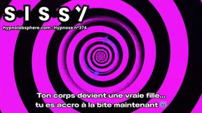 Your body becomes a real girl... You're addicted to cock now 😈