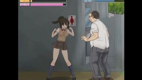 Horny Student Seduces Teacher in Naughty Hentai Game Scene