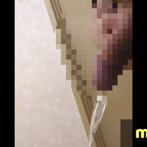 Japanese man pee video and penis of handsome man erection pee porn