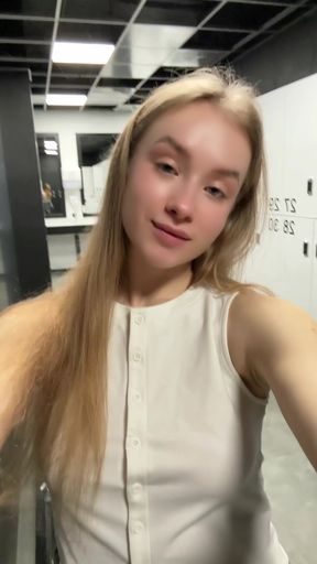 K-pop fan's tiny wife gets a pierced pussy massage by her strange caretaker