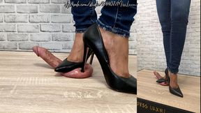 CRUEL TRAMPLING IN SHARP HIGH HEELS + HUGE CUMSHOT - MULTIVIEW