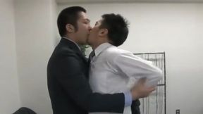 Japanese Suit Office Dad Bear Boss Fucking Sex