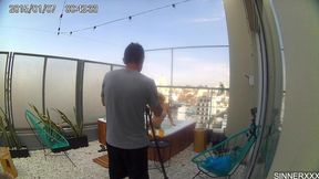 behind the scenes cam - intense sex in the rooftop jacuzzi in argentina - cherry kiss