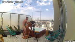behind the scenes cam - intense sex in the rooftop jacuzzi in argentina - cherry kiss