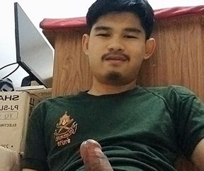 teenager in military uniform