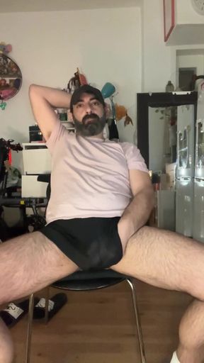 Sitting with Your Legs Open in Front of the Webcam
