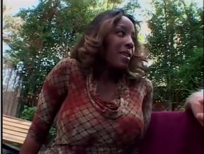 Black and white huge black tits and big black pussy fucking