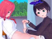 FUTA Rent-A-Girlfriend Sakurasawa Sumi X SARASHINA RUKA 3D HENTAI