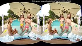 Naughty America - Summer vacationing babes Khloe Kapri, Penelope Kay, and Sera Ryder hook up with their rental owner