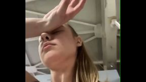 Fucking and training in the gym