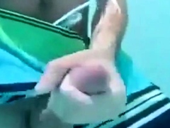 Underwater Jerk-Off Session Outdoors - Amateur Style