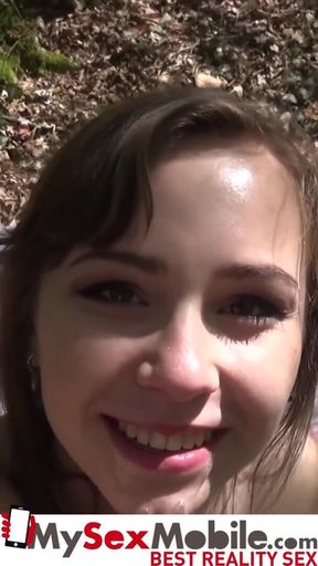 Outdoor fuck with nice French girl Beatrice - MySexMobile