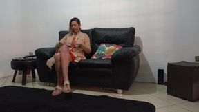 Real cheating wife trying to get pregnant by the neighbor.