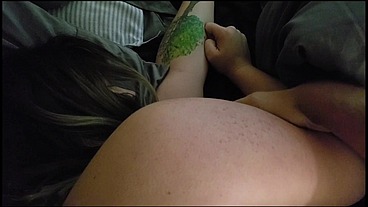 Touching My Bratty Step-Sis in Her Bed