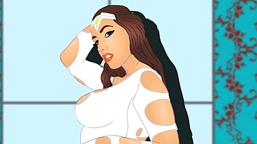 Kelly D saves the city then saves some bbc for her phat pawg superhero ass