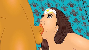 Kelly D saves the city then saves some bbc for her phat pawg superhero ass