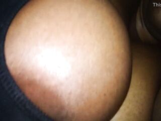 Large black titties