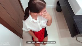 Waitress Fucked Up the Order and Paid With Her Body