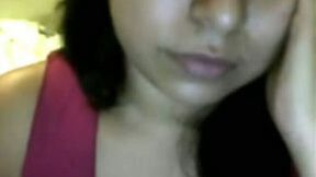 My sad Mexican web cam girlfriend shows off her ass and tits