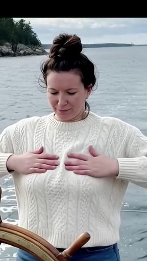 I Grabbed My Big Tits and Played with Them in Many Sweaters for My 63f Lesbian Roommate I Wanted to Scissor Lick and 69 Her