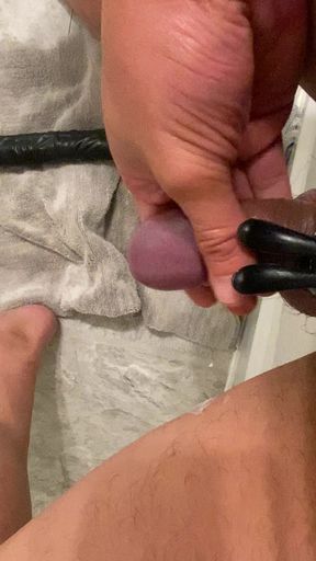 Tied Cock and Anal Beads