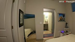 MYA Pleasure Flex Tease With Cum Countdown And Shirt Rip Off