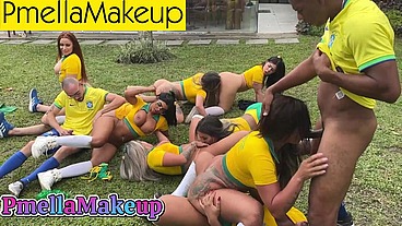 O Brasil não ganhou, mas aqui os 3 dotados entraram com bola e tudo!