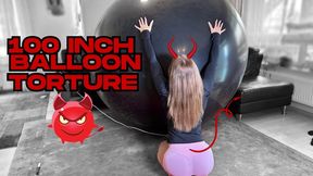 100" balloon tortment
