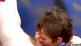 Watch as lusty teenagers Caleb Thorn and Sean Ansen confess their deepest sexual desires and fulfill their anal fantasies in a steamy session.