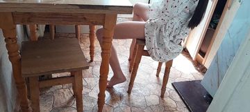 I Caught My Neighbor Moaning Loudly and We Cums Together
