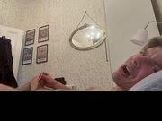 MikeySolos in bed with his cock