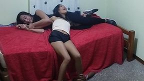 Karla gets caught: Fun with the girls!