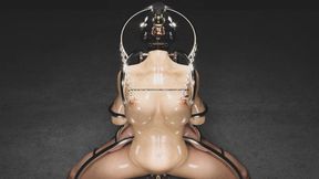 Big Tit Milf in Human Cage 3D BDSM