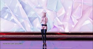GFRIEND - Mago Ahri Kda hot  naked kpop dance 4K 60FPS