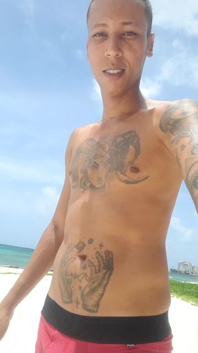 A Day of Lots of Beach and Sun, a Very Hot Day