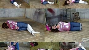 Helplessly hogtied in her shiny white boots (MP4 SD 3500kbps)