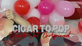 My cigarette bursted all Valentine's Day Balloons